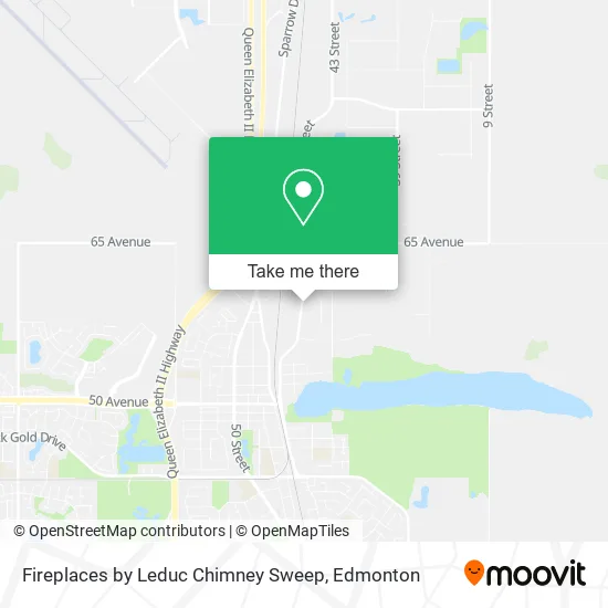 Fireplaces by Leduc Chimney Sweep map