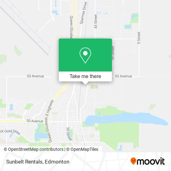 Sunbelt Rentals map