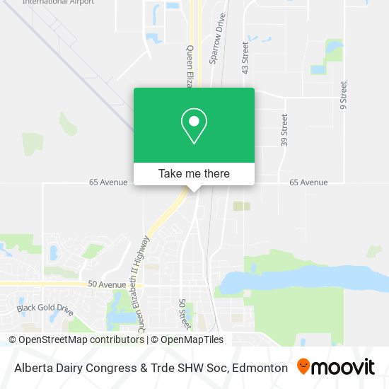 Alberta Dairy Congress & Trde SHW Soc map