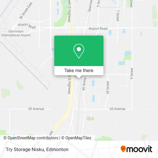 Try Storage Nisku map