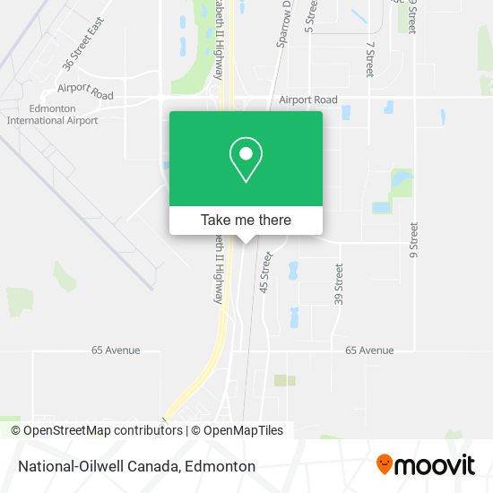 National-Oilwell Canada map