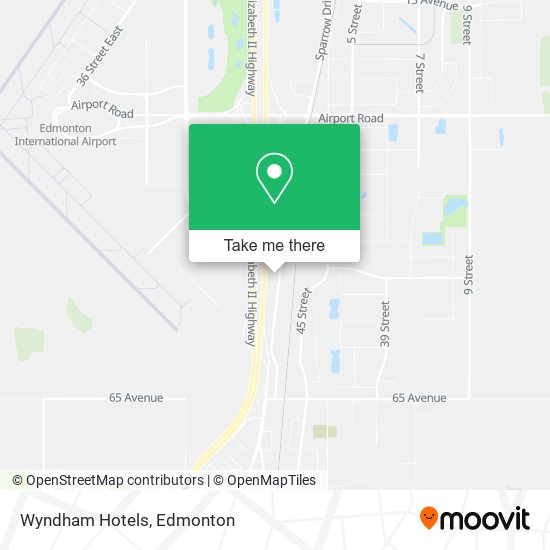 Wyndham Hotels map