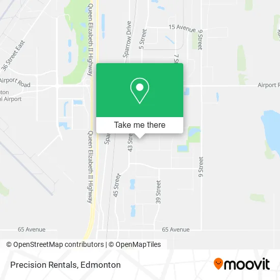 Precision Rentals map