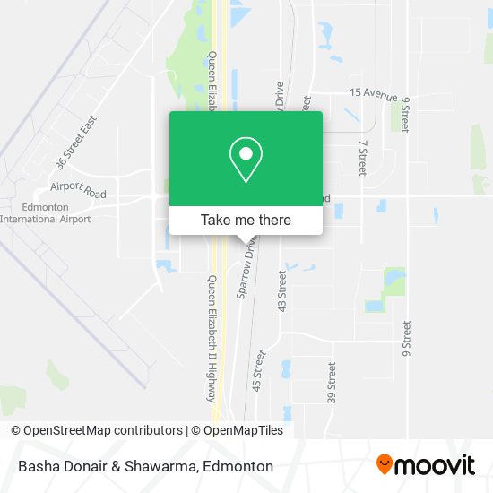 Basha Donair & Shawarma map