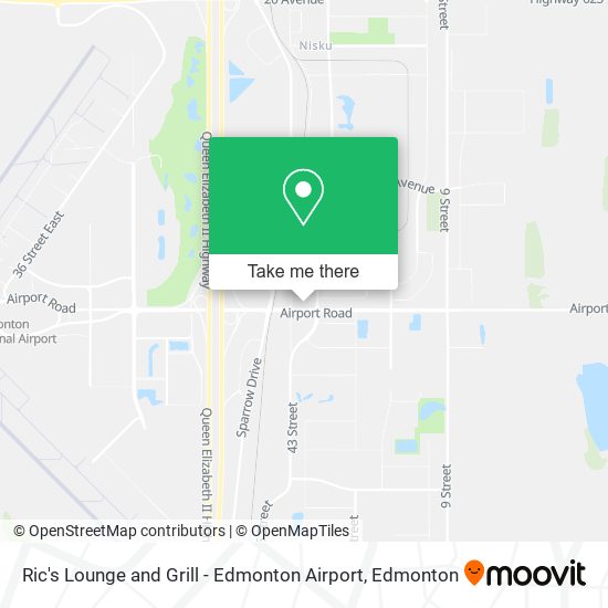 Ric's Lounge and Grill - Edmonton Airport map