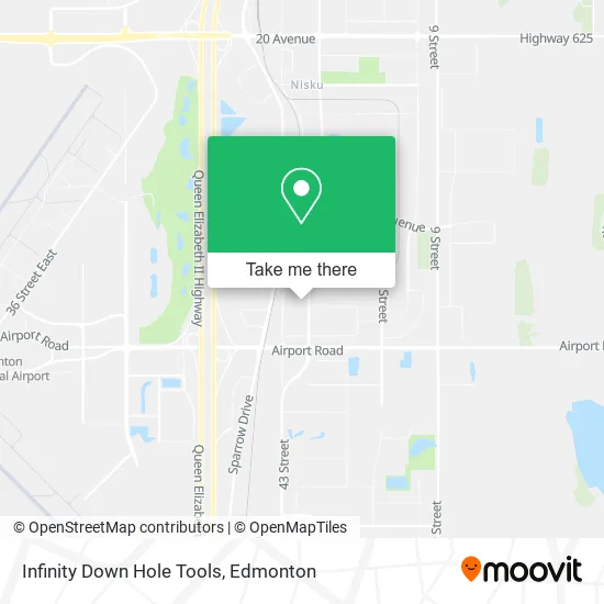 Infinity Down Hole Tools map