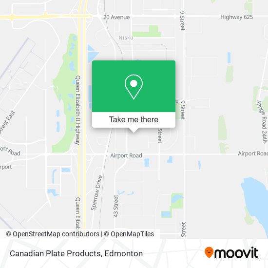 Canadian Plate Products map