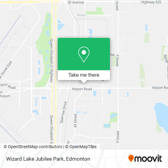 Wizard Lake Jubilee Park map