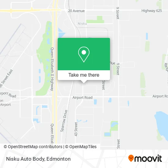 Nisku Auto Body map