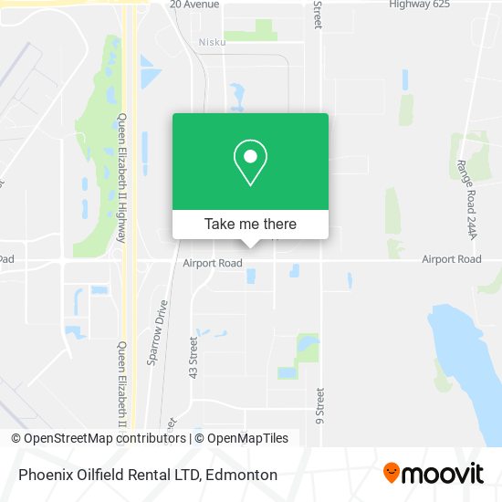 Phoenix Oilfield Rental LTD map