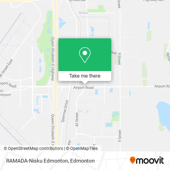 RAMADA-Nisku Edmonton map