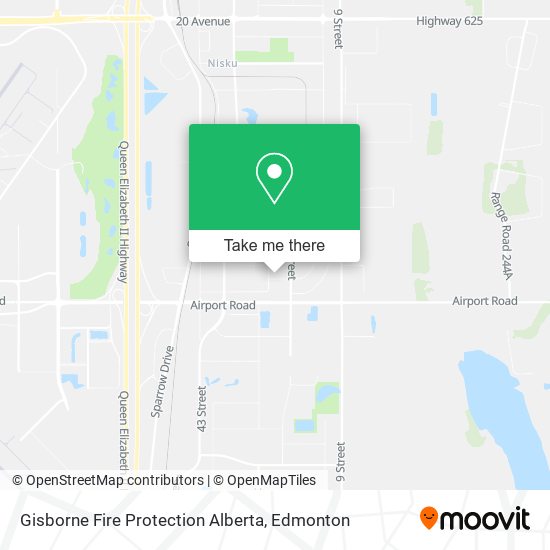 Gisborne Fire Protection Alberta map