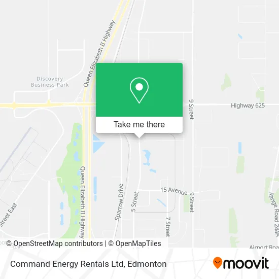 Command Energy Rentals Ltd map