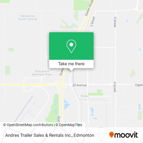 Andres Trailer Sales & Rentals Inc. map