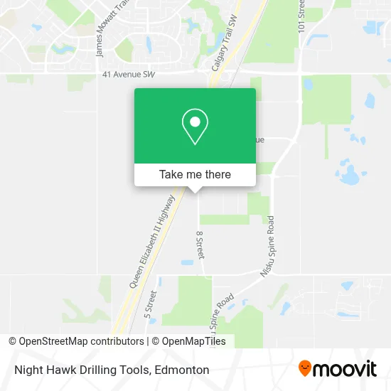 Night Hawk Drilling Tools map