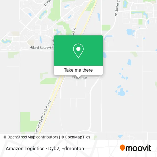 Amazon Logistics - Dyb2 map