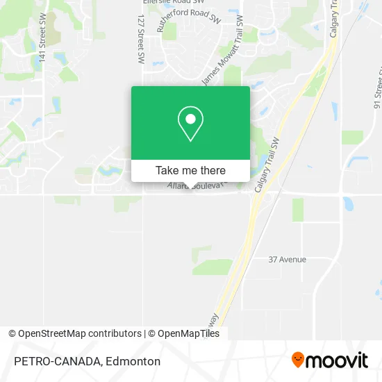 PETRO-CANADA map