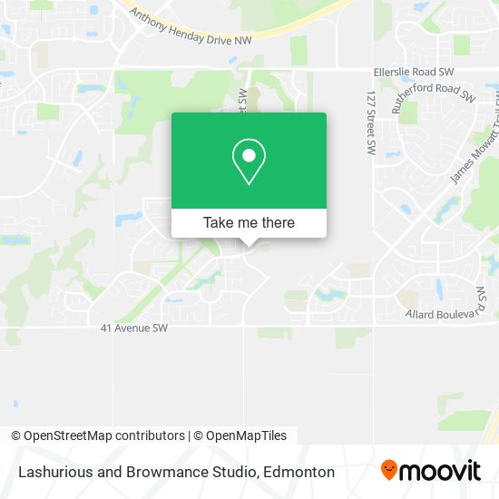 Lashurious and Browmance Studio map