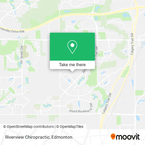 Riverview Chiropractic map