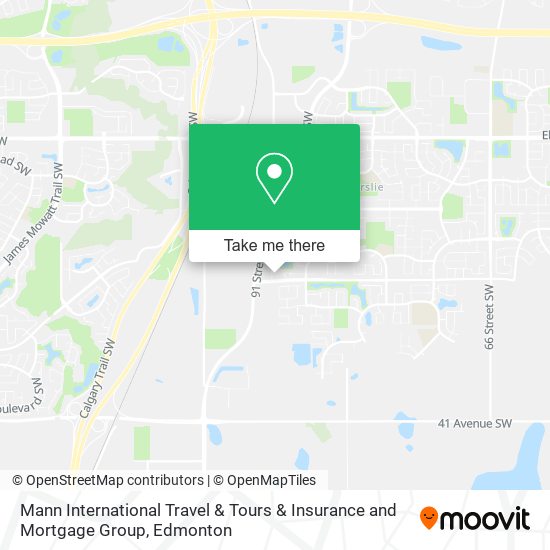 Mann International Travel & Tours & Insurance and Mortgage Group map