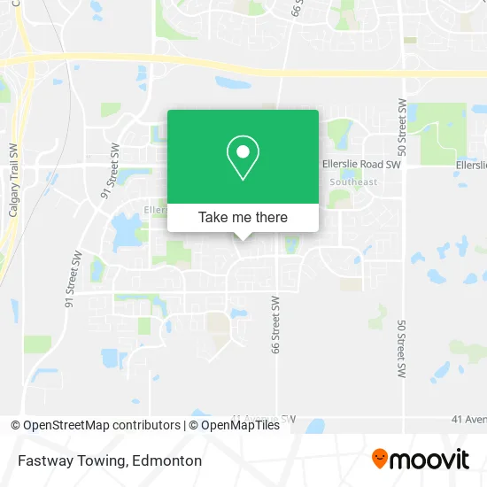 Fastway Towing map