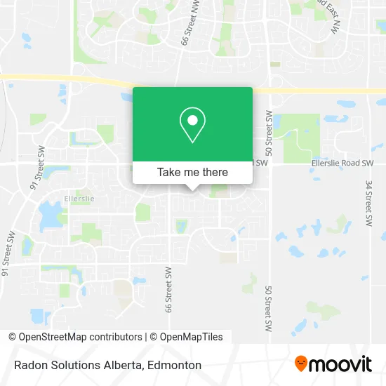 Radon Solutions Alberta map