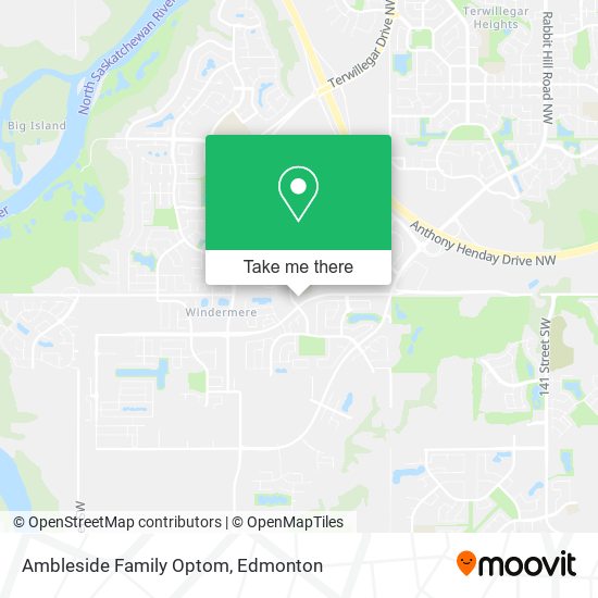 Ambleside Family Optom map