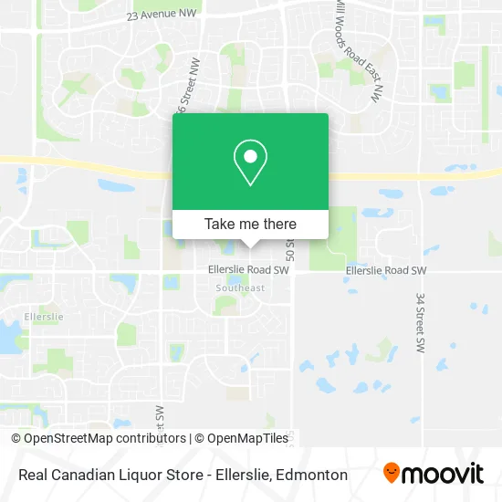 Real Canadian Liquor Store - Ellerslie plan