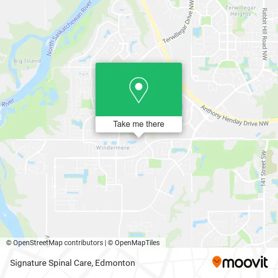 Signature Spinal Care map