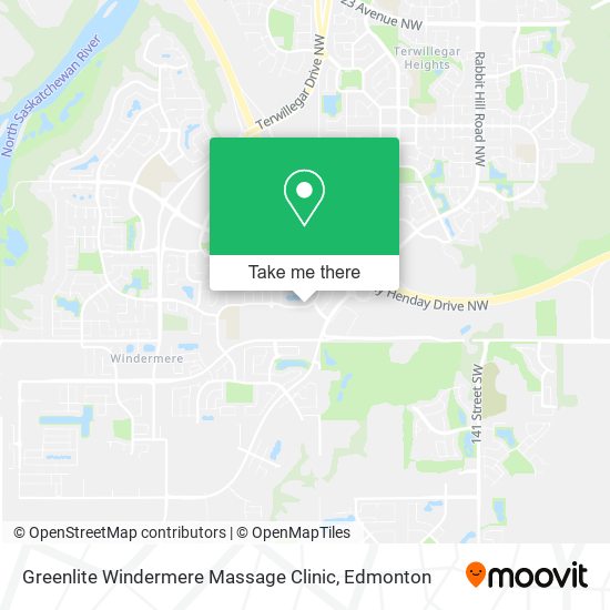 Greenlite Windermere Massage Clinic map