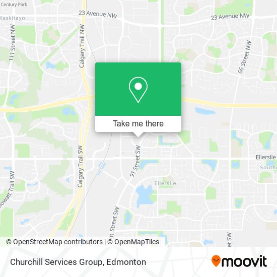 Churchill Services Group map