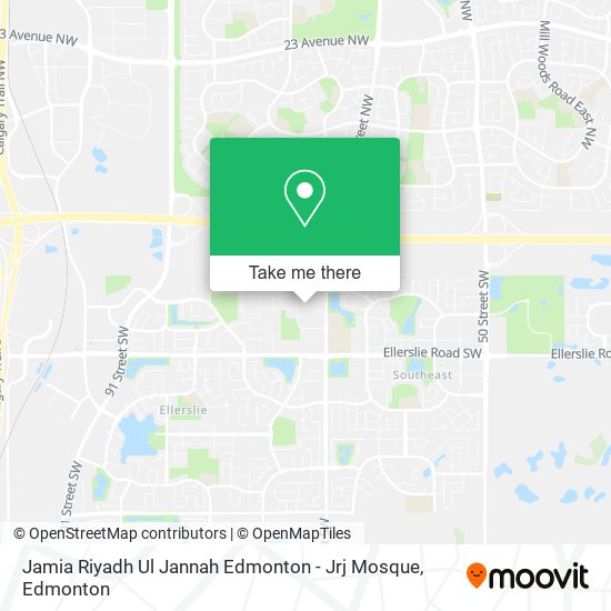 Jamia Riyadh Ul Jannah Edmonton - Jrj Mosque map