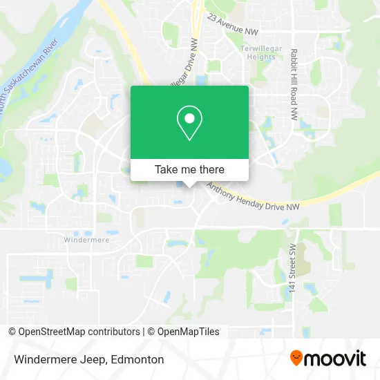 Windermere Jeep map