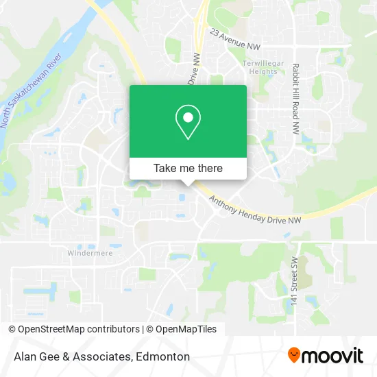 Alan Gee & Associates map