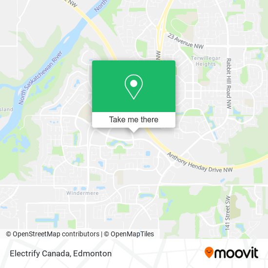 Electrify Canada map
