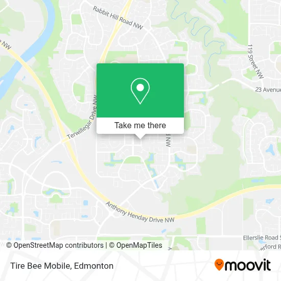 Tire Bee Mobile map