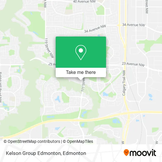Kelson Group Edmonton map