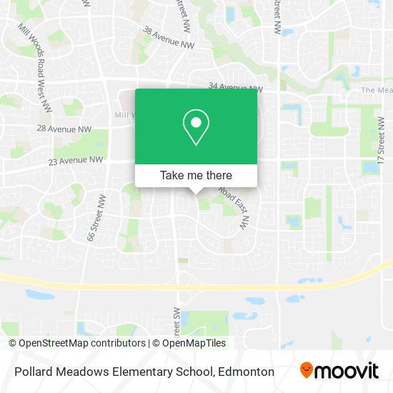 Pollard Meadows Elementary School map