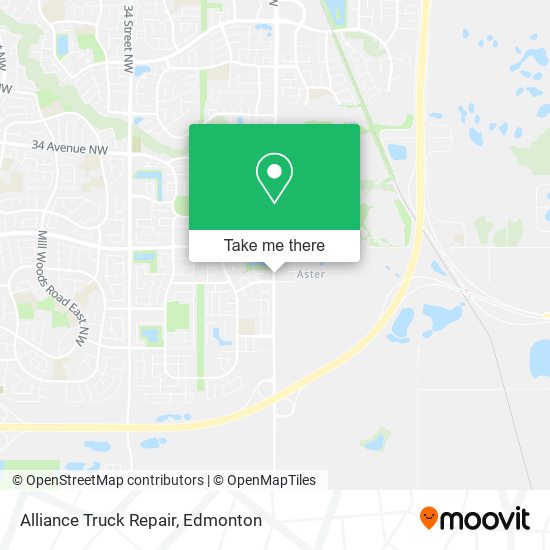 Alliance Truck Repair map