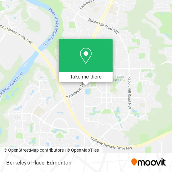 Berkeley's Place map