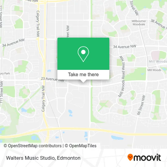 Walters Music Studio map