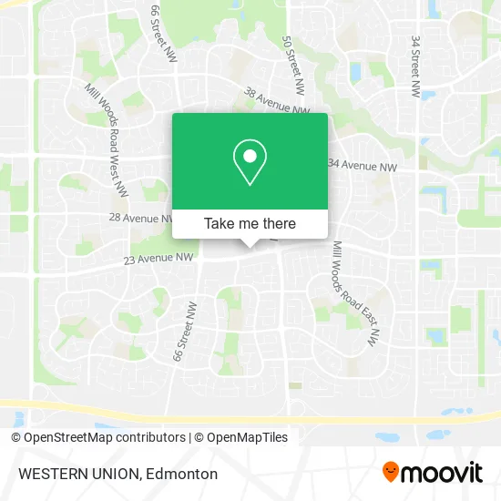 WESTERN UNION map