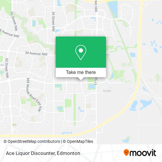 Ace Liquor Discounter map