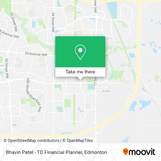 Bhavin Patel - TD Financial Planner map