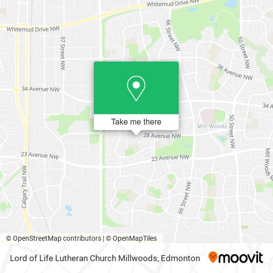 Lord of Life Lutheran Church Millwoods plan