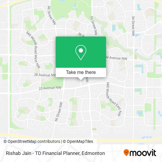 Rishab Jain - TD Financial Planner map