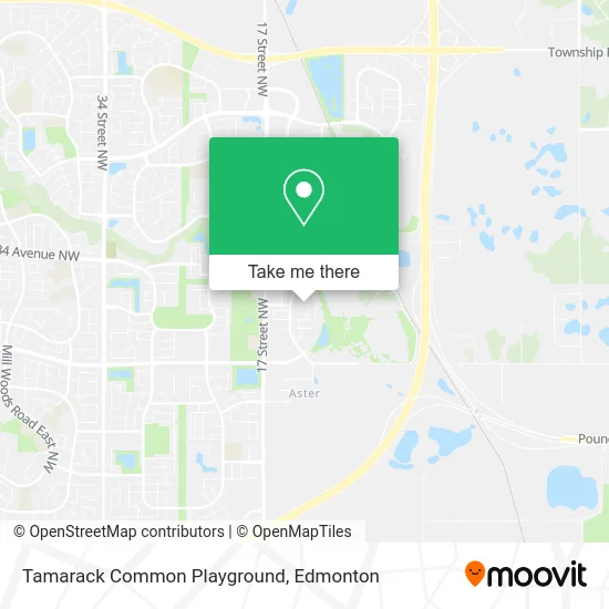 Tamarack Common Playground map