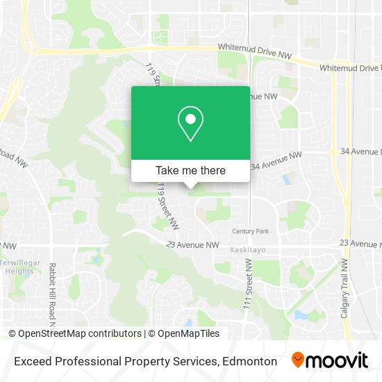 Exceed Professional Property Services map