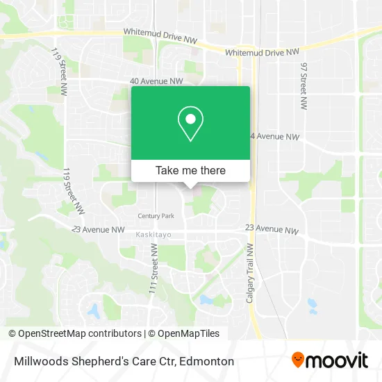 Millwoods Shepherd's Care Ctr map