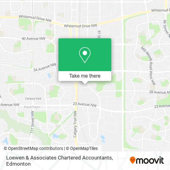 Loewen & Associates Chartered Accountants map